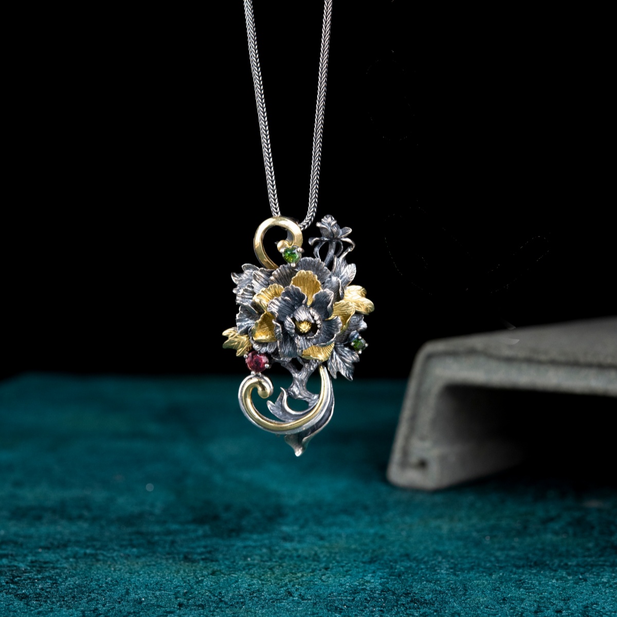 Exquisite Peony Pendant-main-1