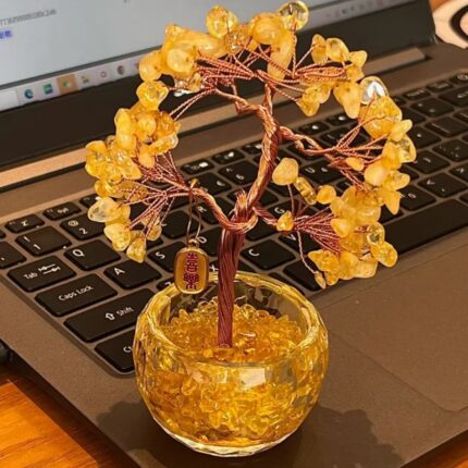 Crystal Small Tree of Money Chakra Healing